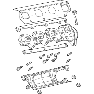 2022 Jeep Wagoneer Exhaust Pipe - 68591573AB