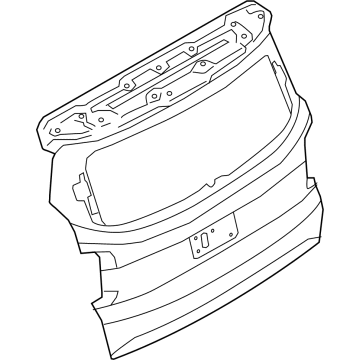 Mopar 68263314AA Lift Gate, Rear