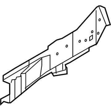 Mopar 68323888AA Outer Rail, Front Passenger Side