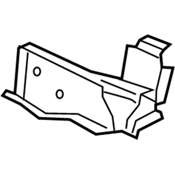 Mopar 68323890AA Rear Reinforcement, Front Passenger Side