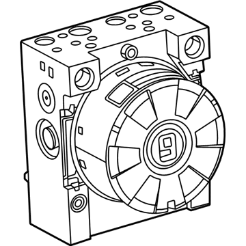 Jeep ABS Control Module - 68357599AA