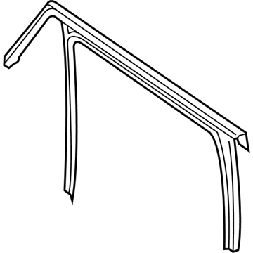 Mopar 68417348AA Run Channel, Front Driver Side