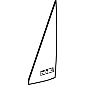Jeep 68361345AA Glass - Front Door