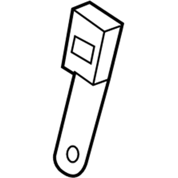Mopar YS361D1AC Buckle End, Front Passenger Side