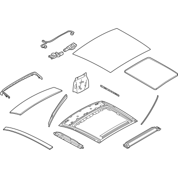 Dodge 7SR41LXHAA Sunroof Assembly