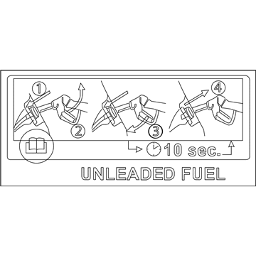 Jeep 57008463AA Label - Fuel