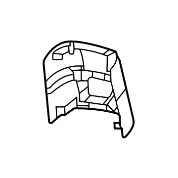 Mopar 7FA58DX9AA Rear Trim Panel, Center