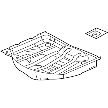 Dodge 68504492AA Rear Floor Pan