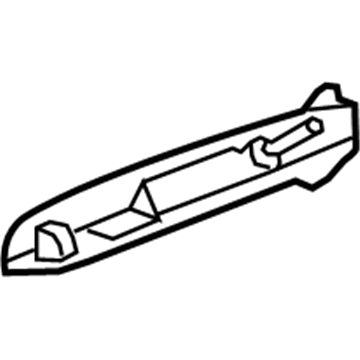Dodge Grand Caravan Tailgate Handle - 1VW72JSCAB