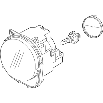 Jeep Renegade Headlight - 68516361AA