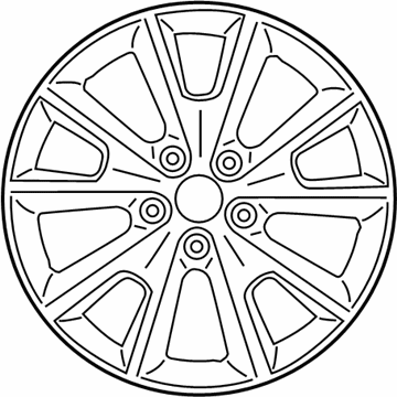 Jeep Cherokee Spare Wheel - 5ZK71NTZAA