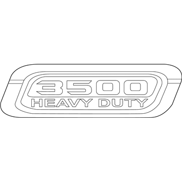 Ram 3500 Emblem - 68362219AC