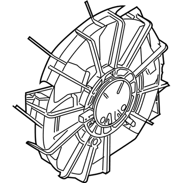 Chrysler Fan Shroud - 5102442AA