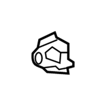 Dodge 6504537 Center Seat Belt Nut