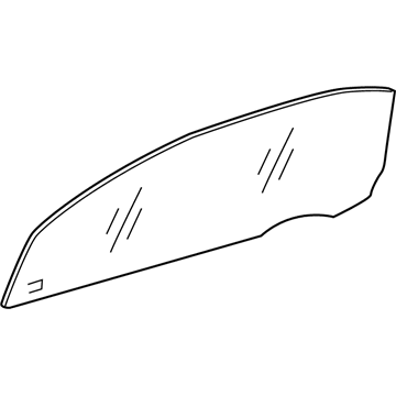 Mopar 5104948AB Door Glass, Front Passenger Side