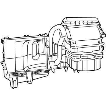 Ram 68232363AA A/C & Heater Assembly