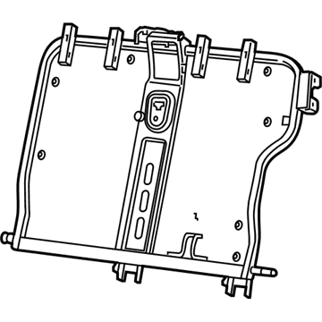 Mopar 68439297AA Frame Rear Seat Back