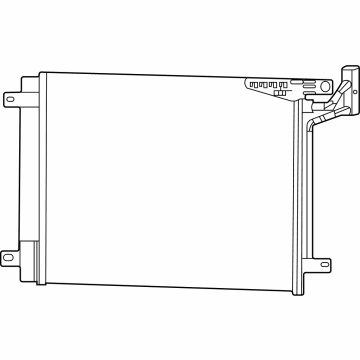 Jeep Wrangler A/C Condenser - 68481175AA