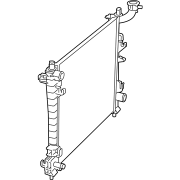 Mopar 68273308AA Radiator