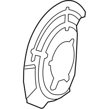Jeep Brake Dust Shield - 68290031AA