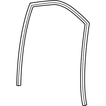 Mopar 4894929AG Run Channel, Front Driver Side