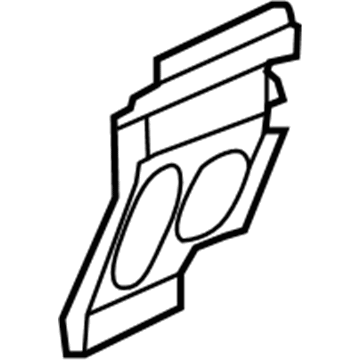 Ram 68134261AA Lower Pillar Reinforcement
