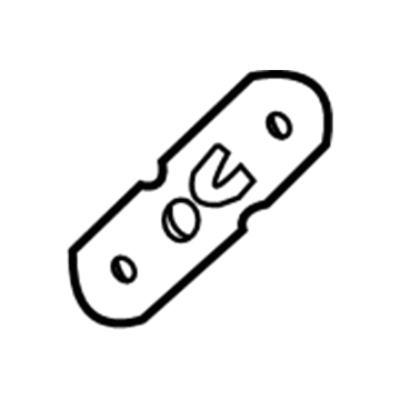 Mopar 5081049AB Side Impact Sensor Plate