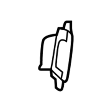 Mopar 68243528AA Tail Lamp Pocket Mount Plate, Rear Passenger Side