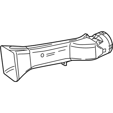 Mopar 68228902AB Air Inlet Duct, Front