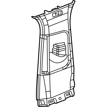 Jeep 6ML14SA5AD Upper Center Pillar Trim