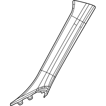 Jeep 6MK82SA5AB Windshield Pillar Trim