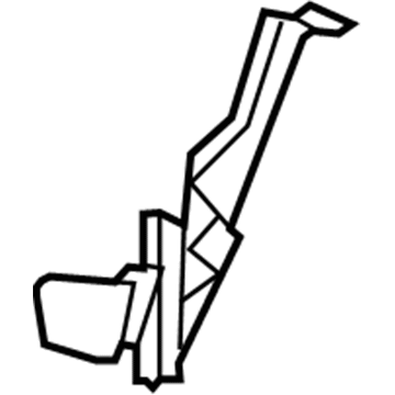 Mopar 68104161AA Latch Support, Rear Driver Side