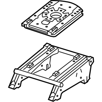 Ram 68240443AA Swivel Frame