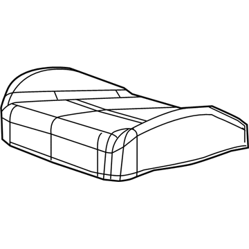 Mopar 68100269AA Seat Cushion Pad, Front