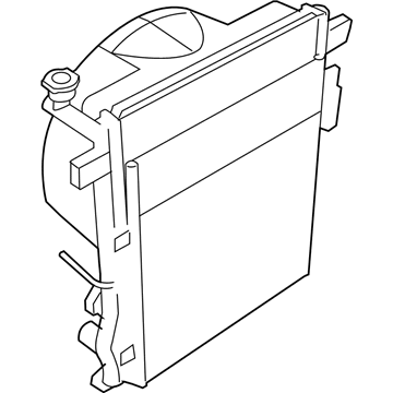 Jeep Liberty A/C Condenser - 68033230AA