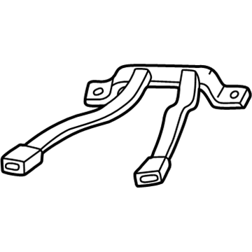 Mopar TS421T5AE Center Seat Belt, Sandstone, Rear Inner