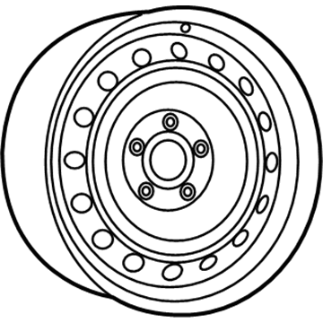 Ram 5290568AA Wheel, Spare