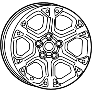 Mopar 1VR95AAAAB Wheel, Alloy
