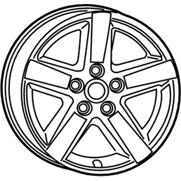 Ram 5YJ15SZ0AA Wheel, Alloy