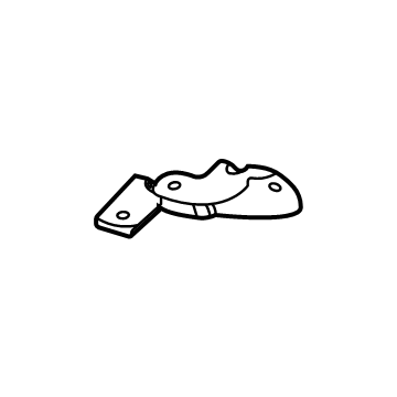 Ram 68338208AB Reservoir Tank Bracket