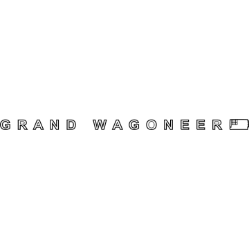 Jeep Grand Wagoneer Emblem - 68568508AB