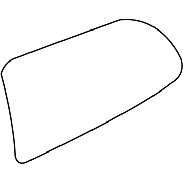 Mopar 4894562AB Side Glass, Rear Passenger Side