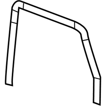 Mopar 55395920AD Upper Channel, Front Passenger Side
