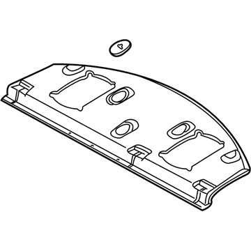 Mopar MR641711 Shelf, Brown, Rear
