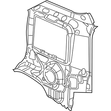 Mopar 68145068AA Inner Quarter Panel, Rear Passenger Side