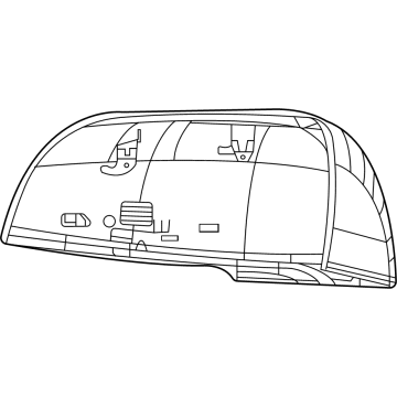 Jeep Wagoneer L Mirror Cover - 7HM11TZZAA