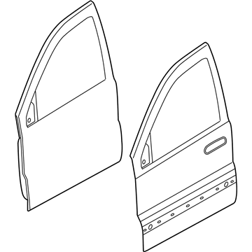 Dodge 55369462AO Door Shell