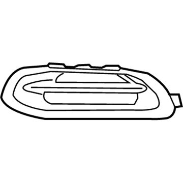 Mopar 68163980AA Lamp Cover, Front Passenger Side