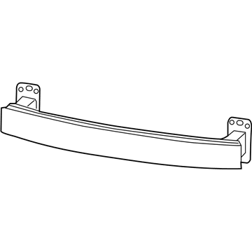 Mopar 68082361AB Impact Bar, Front