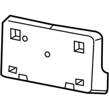 Mopar 68085575AB License Bracket, Front